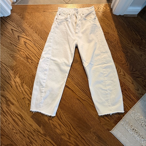 Agolde Luna Frayed Hem Jeans - Picture 4 of 9